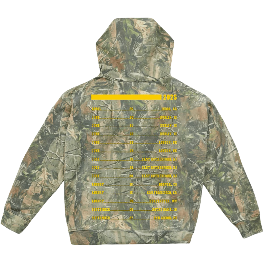 Zach Bryan Merch - Logo Camo Hoodie