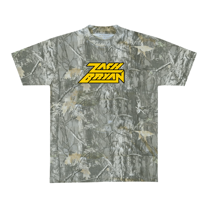 Zach Bryan Tour Merch - Logo Camo Tee