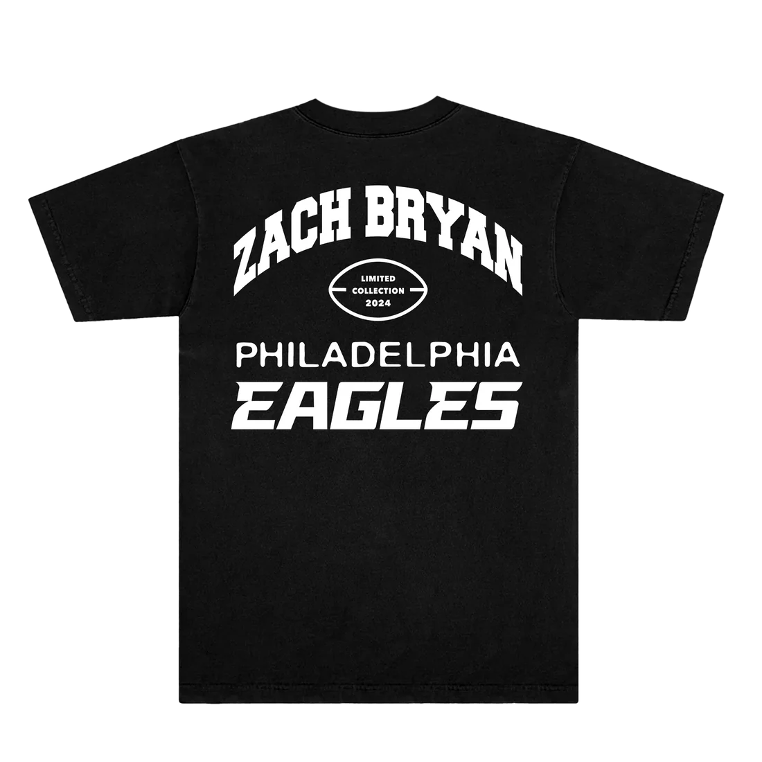 Zach Bryan Tour Merch - Zach Bryan x Eagles Tee Black