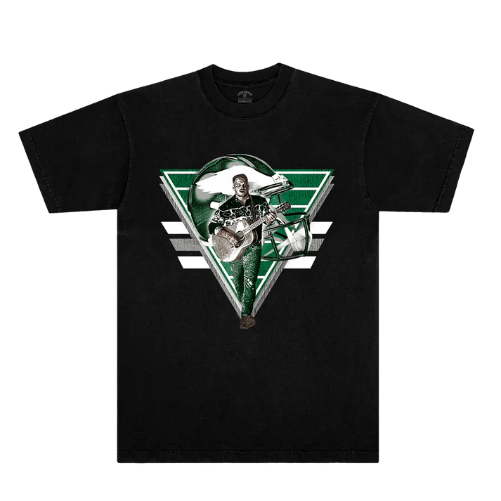 Zach Bryan Tour Merch - Zach Bryan x Eagles Tee Black