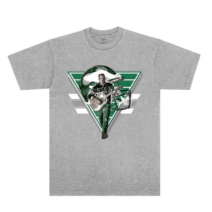 Zach Bryan Tour Merch - Zach Bryan x Eagles Tee Grey