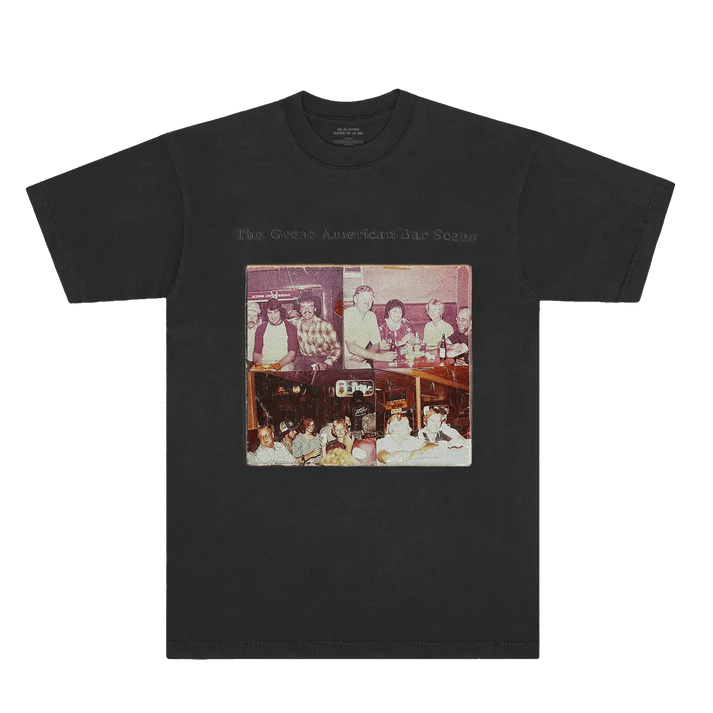 Zach Bryan Tour Merch - Bar Scene Black Album Tee