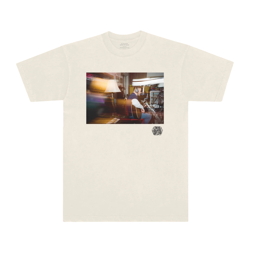Zach Bryan Tour Merch - With Heaven on Top Recording Tee