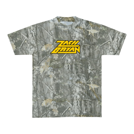 Zach Bryan Merch - Logo Camo Tee