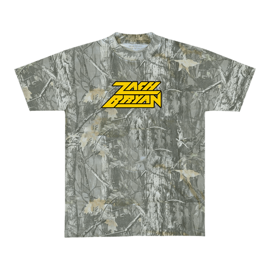Zach Bryan Tour Merch - Logo Camo Tee