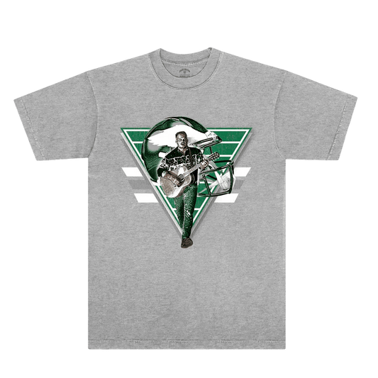 Zach Bryan Tour Merch - Zach Bryan x Eagles Tee Grey