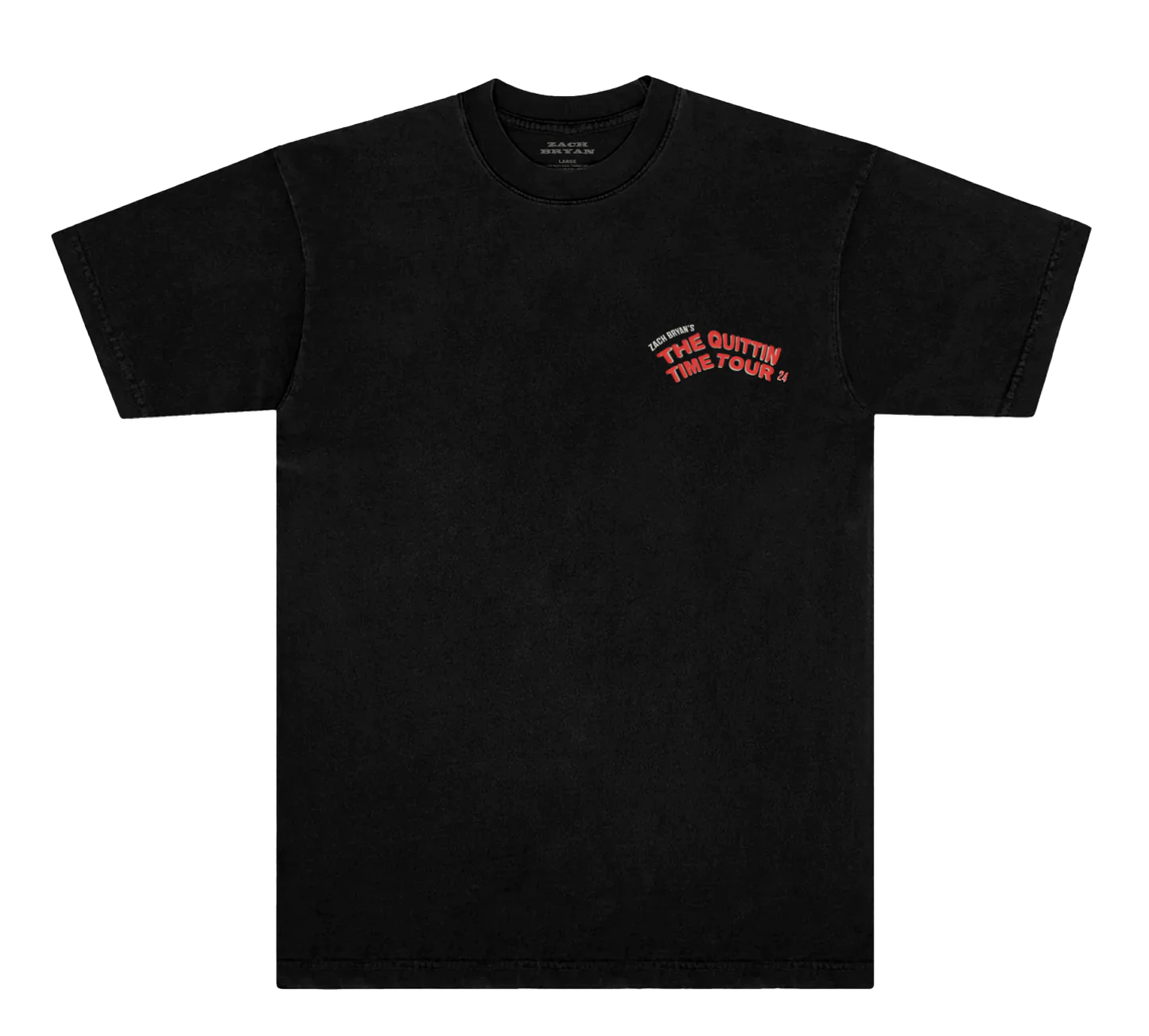 Zach Bryan Tour Merch - ZB Tour Tee Black