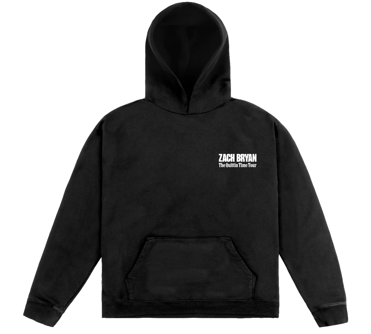 Zach Bryan Tour Merch - ZB Cowboy Hat Black Hoodie